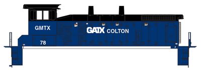 GATX Colton Switcher Locomotive Decals