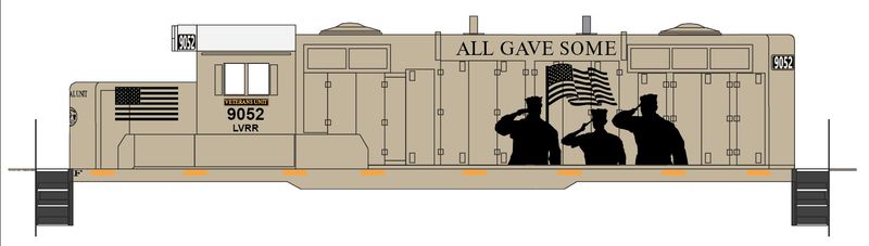 Lycoming Valley #9052 Veterans Unit Decals