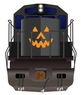 Halloween Decals - Jack-O-Lantern Faces - Orange