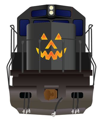 Halloween Decals - Jack-O-Lantern Faces - Flames