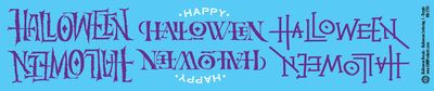 Halloween Decals - Halloween Letters 1 - Purple