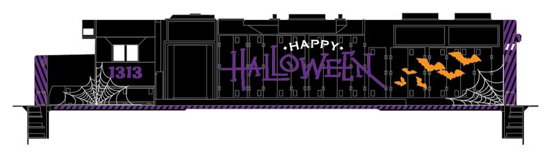Halloween Decals - Halloween Letters 1 - Purple