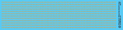Halloween Decals - Dashed Stripes - Orange