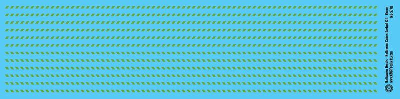 Halloween Decals - Dashed Stripes - Green