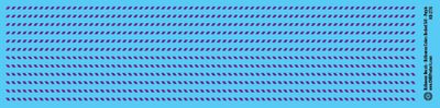 N Scale - Halloween Decals - Dashed Stripes - Purple