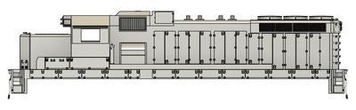 N Scale ICG SD20-2 Rebuild Locomotive Shell