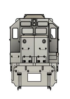 N Scale EMD SD45-2 Locomotive Shell