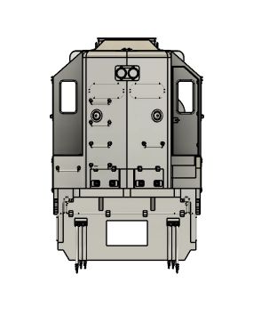 N Scale EMD SD45-2 High-Hood Locomotive Shell