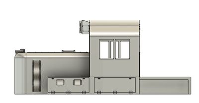 Locomotive Train Parts - RS3 Chop-Nose Cab