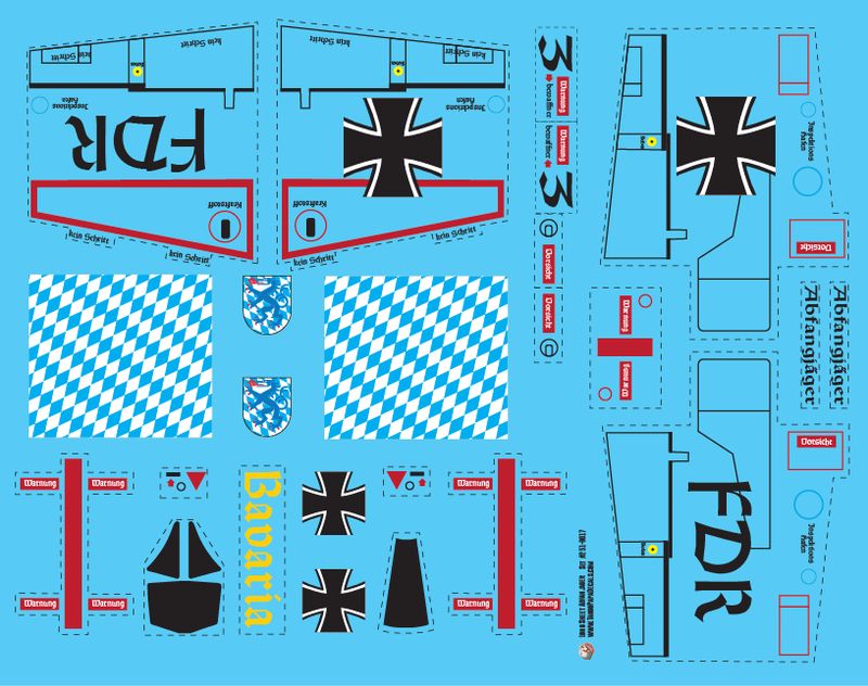 Abfangjager Long Sheet Decal