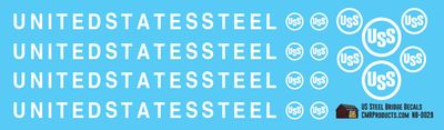 US Steel Bridge Decals