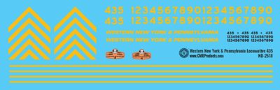 Western New York &amp; Penna Locomotive 435