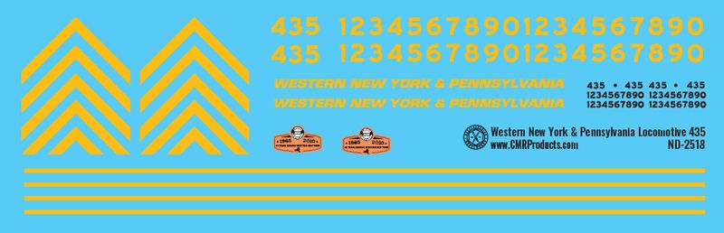 Western New York & Penna Locomotive 435