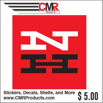 Vinyl Sticker - New Haven Red White Black Logo
