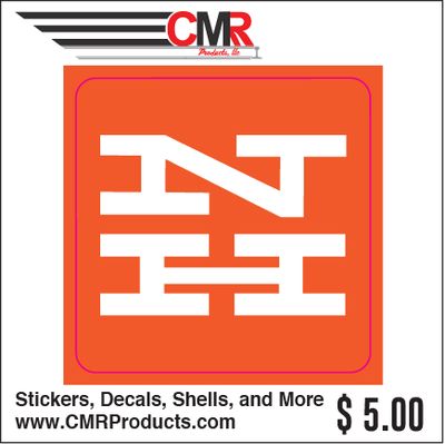 Vinyl Sticker - New Haven Orange White Logo