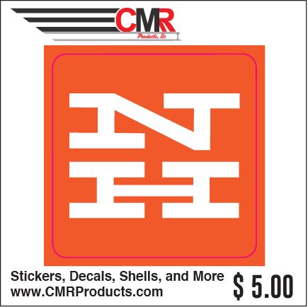 Vinyl Sticker - New Haven Orange White Logo