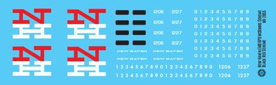 New Haven McGinnis Scheme EMD GP9 Decals