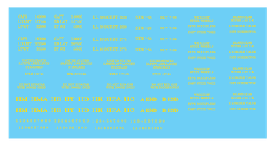 Freight Car Data - Open Hopper 70t - Roman Yellow Decals