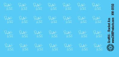 Modern Graffiti Rocket Ass