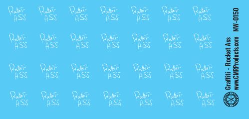 Modern Graffiti Rocket Ass