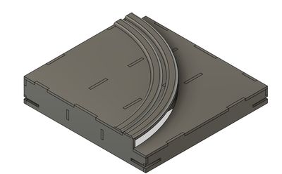 N Scale T-TRAK Turn Depressed Corner Modules