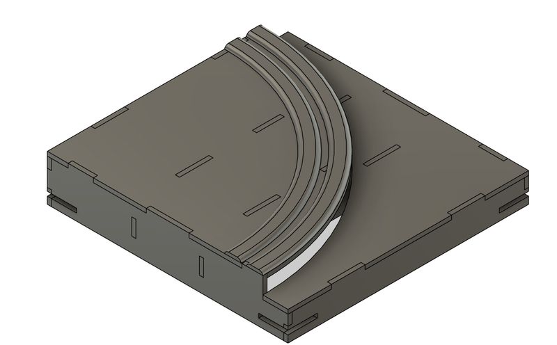 N Scale T-TRAK Turn Depressed Corner Modules