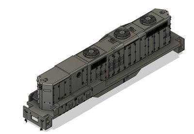 N Scale EMD GP9b Phase 3 with DB Locomotive Shell