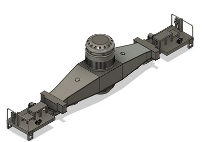 N Scale - Dept of Defense Nuclear Flask Car M-140