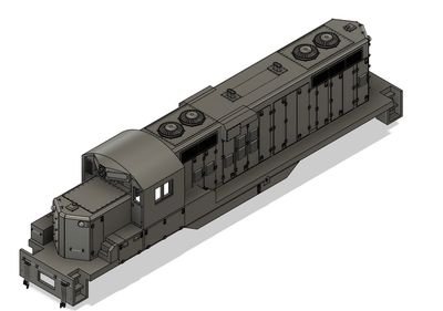 N Scale EMD GP9 Chop Nose no Dynamic Brakes