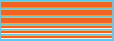 Great Northern Empire Builder Orange Striping Decals