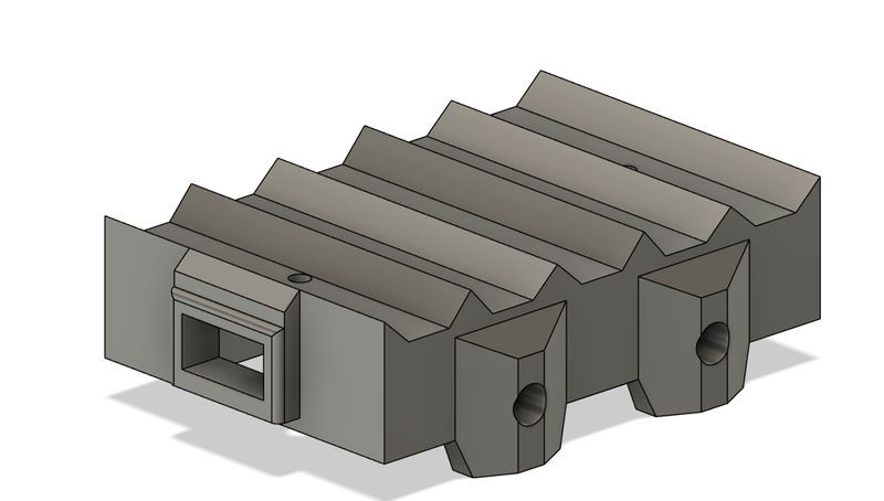N Scale - Steel Mill ACF Charge Box (Qty 4)