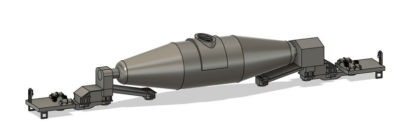 N Scale - Steel Mill Bottle Car 12 Axle