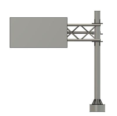 N Scale - Interstate Sign without Exit Number