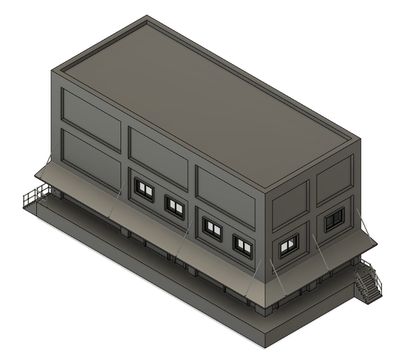 N Scale - Swift Packing Building