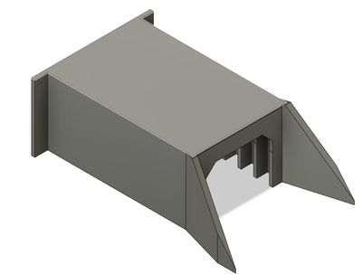 N Scale - Concrete Snow Shed 2 Track