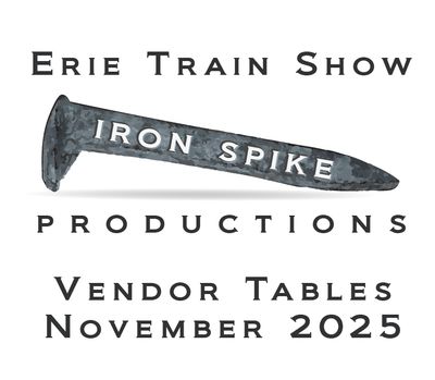 Erie Train Show - 8ft Table - November 2025