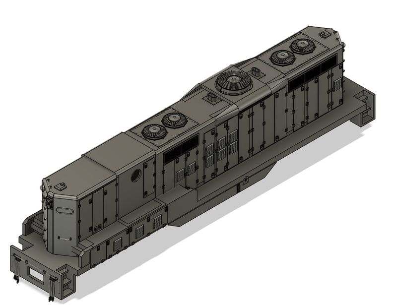 N Scale EMD GP9b Phase 2 with DB Locomotive Shell