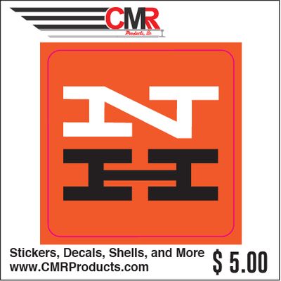 Vinyl Sticker - New Haven Orange White Black Logo