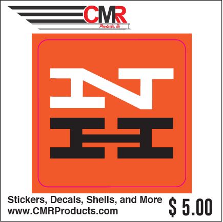 Vinyl Sticker - New Haven Orange White Black Logo