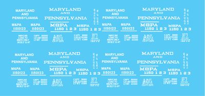 Maryland Pennsylvania Box Car Set - MA PA Historical Society
