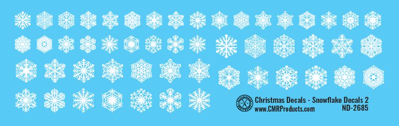 Christmas - Snowflake Decals 2