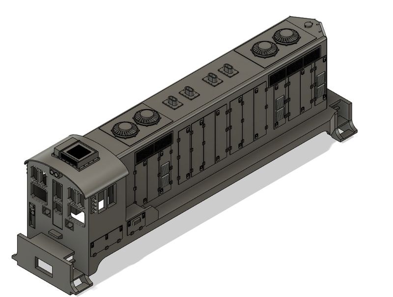 HO Scale - Santa Fe SWBLW Beep Shell Modern Version