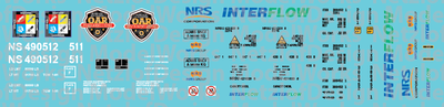 N Scale - NS Operation Awareness (OAR) program Flat Car Decals