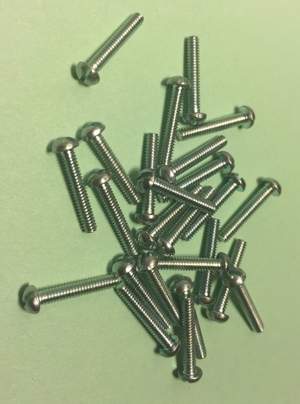 Bolts 2-56 x 1/2&quot; - 25pk