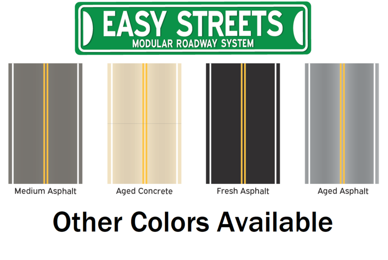 O Scale Easy Streets - Standard Roads