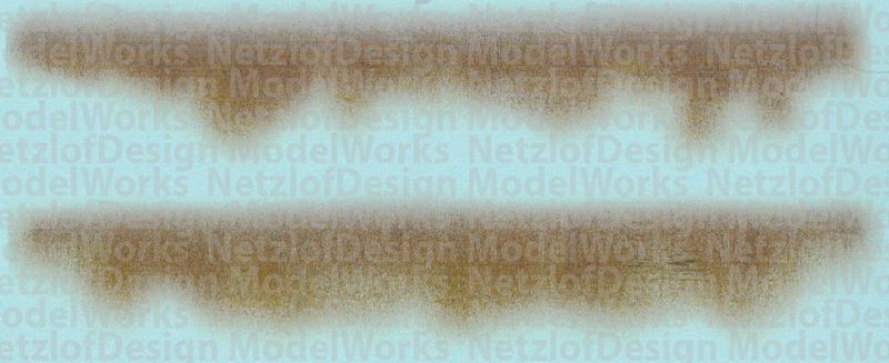 HO Scale - Covered Hopper Rust Weathering Set