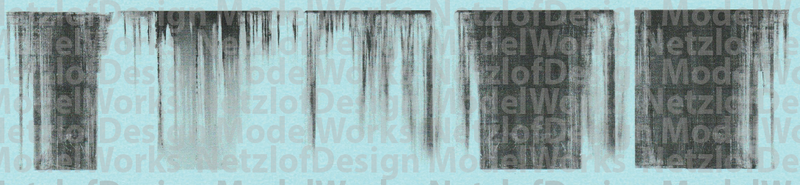 HO Scale - Large Oil Streak Weathering Set