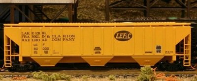 Lake Erie, Franklin &amp; Clarion Covered Hopper Decal Set