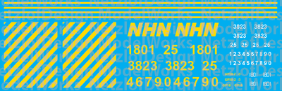New Hampshire Northcoast Locomotive Decals (2016+)
