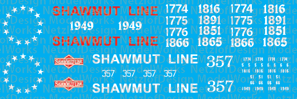 Pittsburg &amp; Shawmut (PS) Bicentennial Locomotives